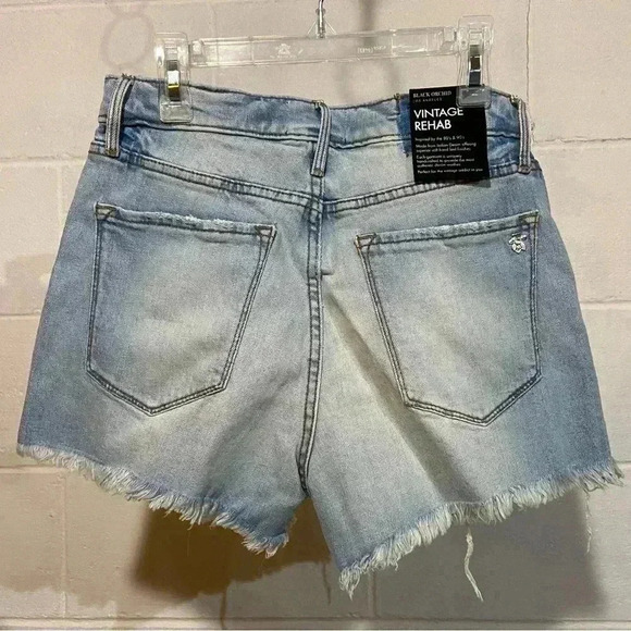 BLACK ORCHID Vintage Rehab Boyfriend Cutoff Denim Shorts 25 Light Wash 80s 90s - Picture 4 of 7